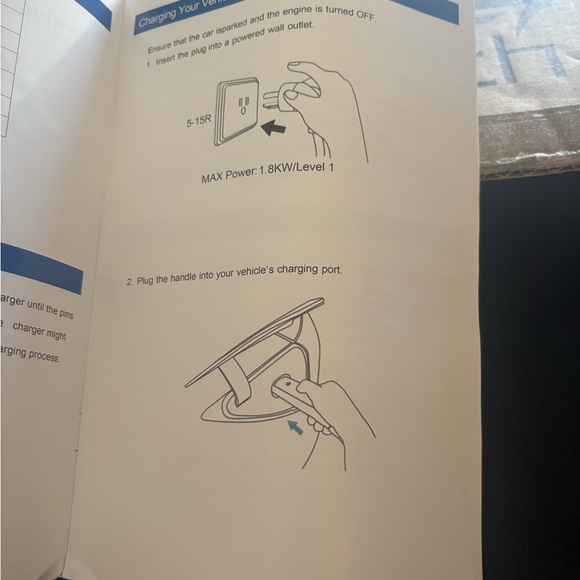 Portable EV Charger Level 1, 15Amp 110V, Electric Vehicle Charger 21Ft Extension - Picture 7 of 9